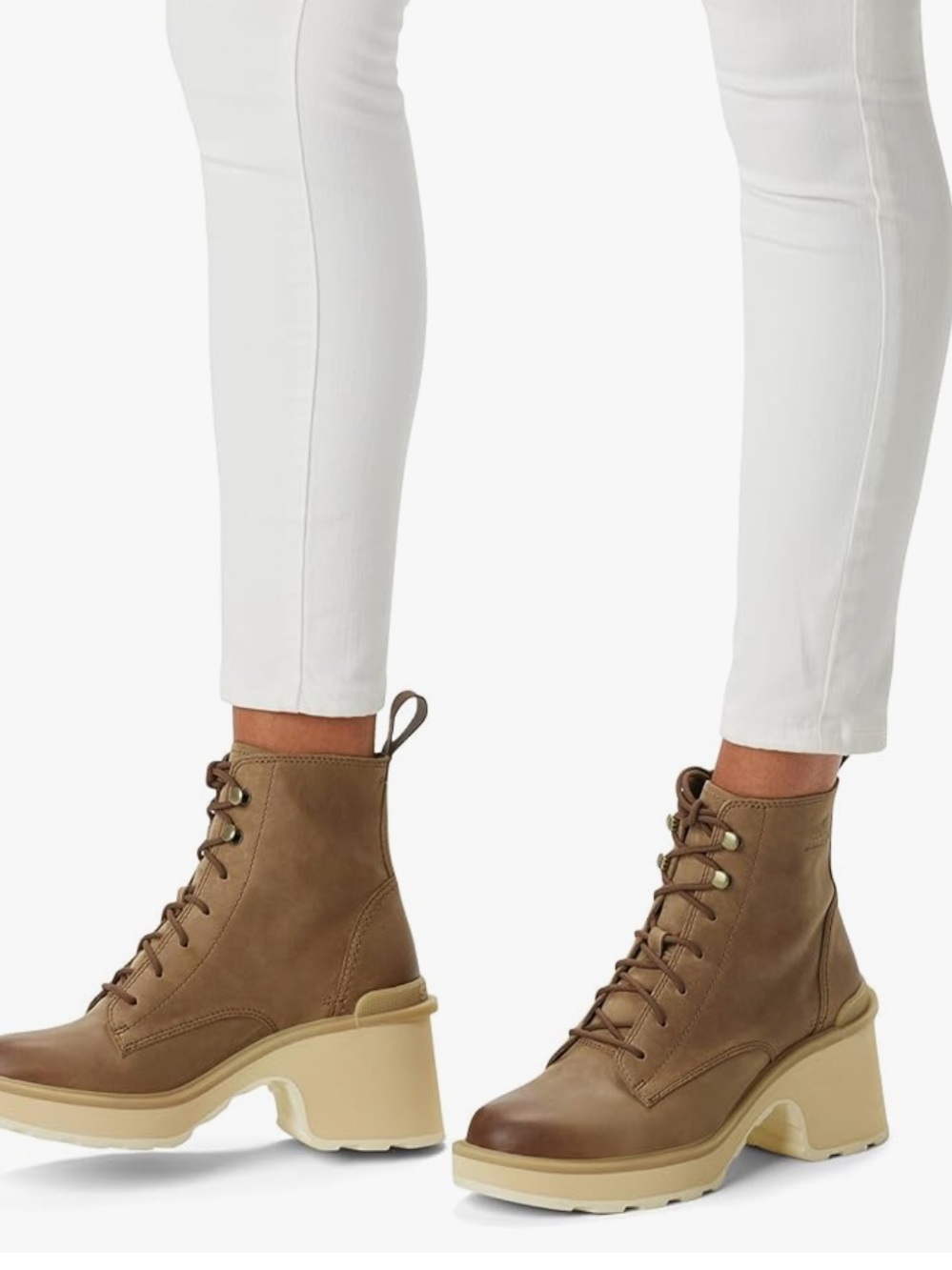 Sorel lace up booties